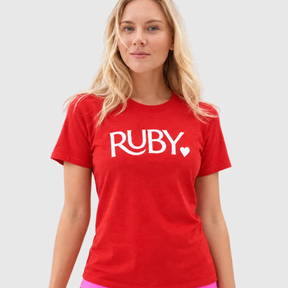 RUBY AND YOU プリント Tシャツ\