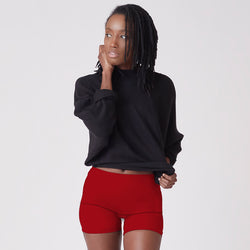 Period Sleepwear Sleep Boyshort | Red - Ruby Love