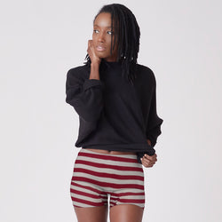 Period Sleepwear Sleep Boyshort | Stripe prints - Ruby Love