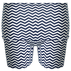 Period Loungewear Sleep Boyshort | Navy Maze - Ruby Love