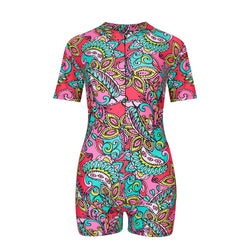 Period Swimwear Skinsuit | Paisley Beach - Ruby Love