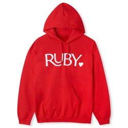 Ruby Love Hoodie Sweatshirt - Ruby Love