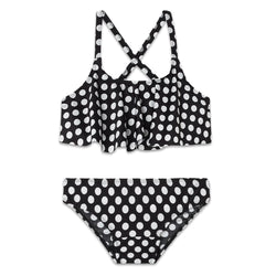 Teen Period Swimwear Ruffle Set | Black Sand - Ruby Love