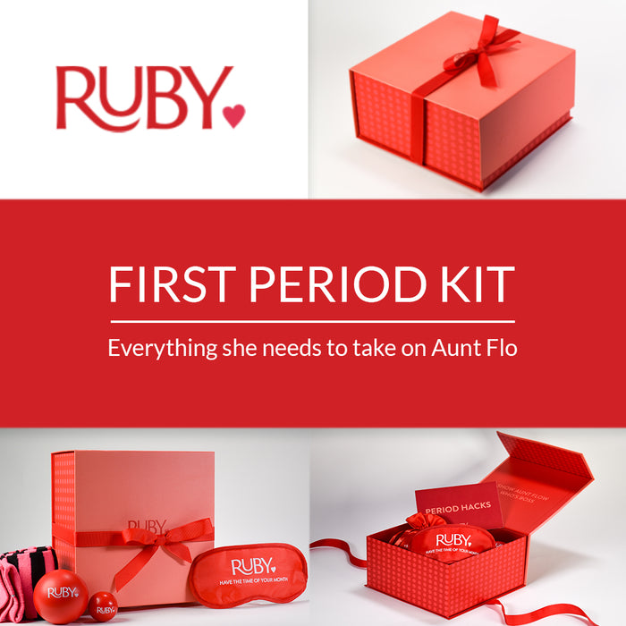 Be prepared for your first period with our First Period Kit