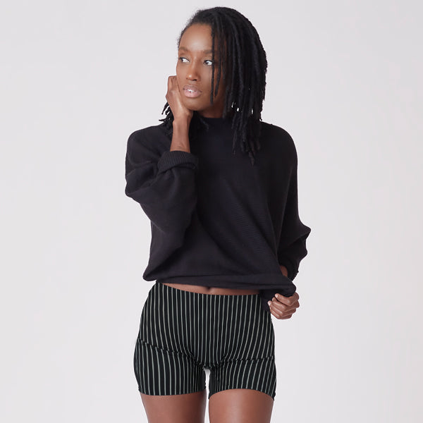 Period Loungewear Sleep Boyshort, Onyx