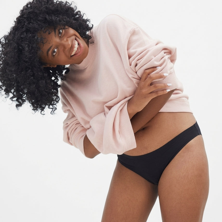 Teen Period Underwear - Bikini | Black