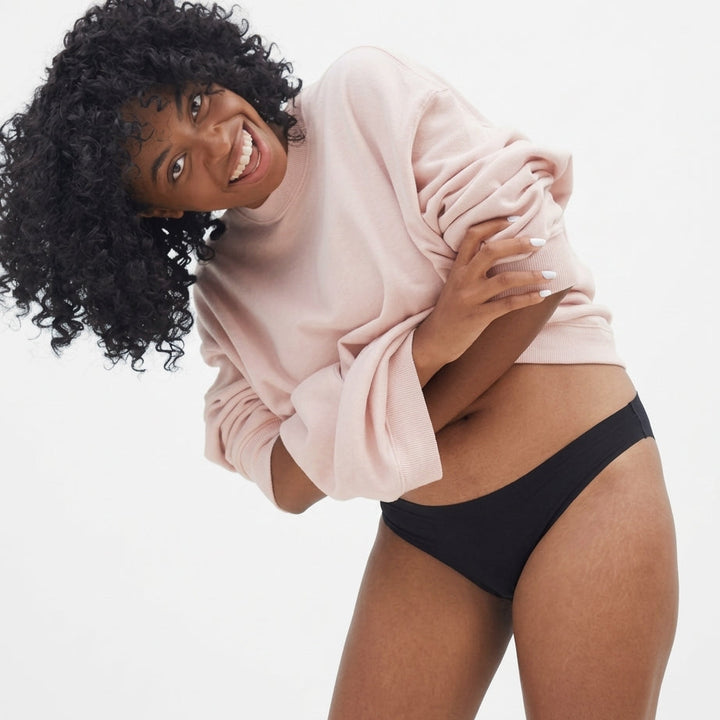 Teen Period Underwear - Bikini | Black