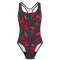 Period Swimwear Racerback | Midnight Bloom