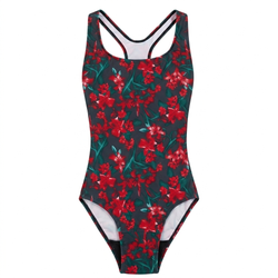 Period Swimwear Racerback | Midnight Bloom