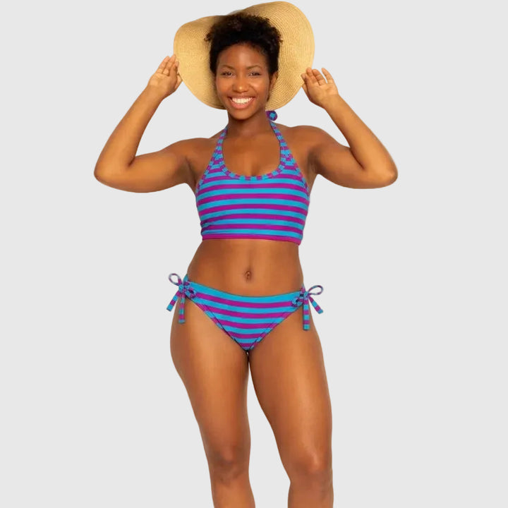 Teen Period Swimwear Tank Set | Wild Berry