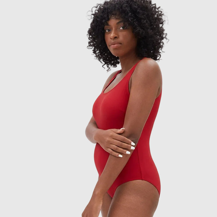Period Racerback Swimsuit - Red Sport