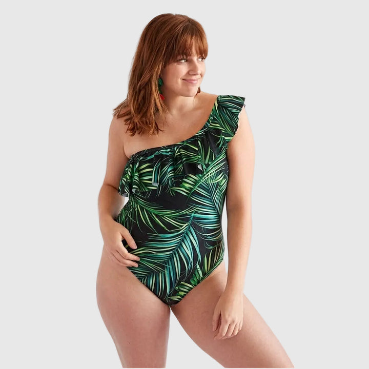 Period Swimwear One Shoulder | Sage