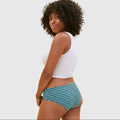 Women's Period Underwear - Hipster | Blueberry Stripe