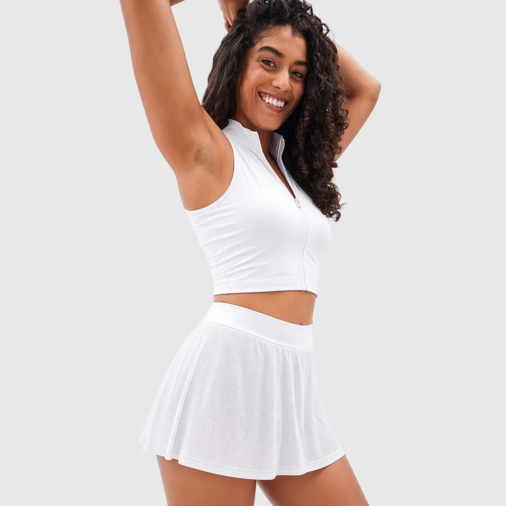 Tennis Skort - Clean White