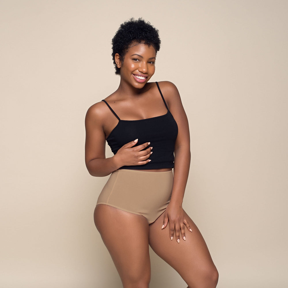 Period Underwear High-Waist | Latte - Ruby Love