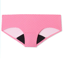 Teen Period Underwear - Hipster | Pink Polka - Ruby Love