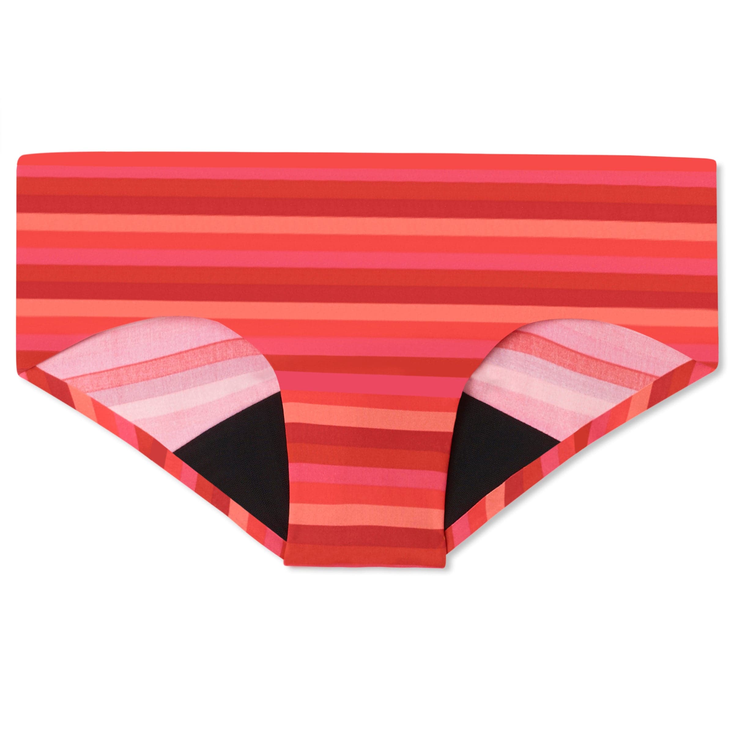 Teen Period Underwear - Hipster, Ruby Stripe