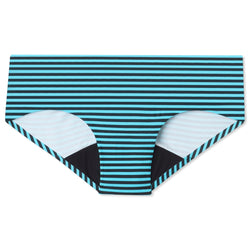 Women's Period Underwear - Hipster | Blueberry Stripe - Ruby Love