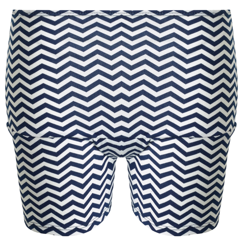 Period Loungewear Sleep Boyshort | Navy Maze - Ruby Love