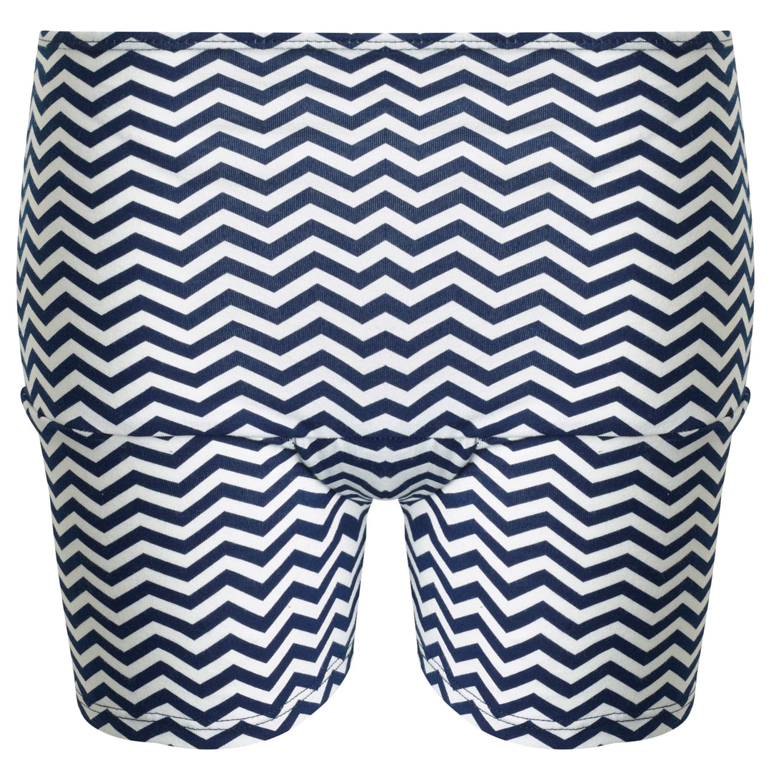 Period Loungewear Sleep Boyshort | Navy Maze - Ruby Love