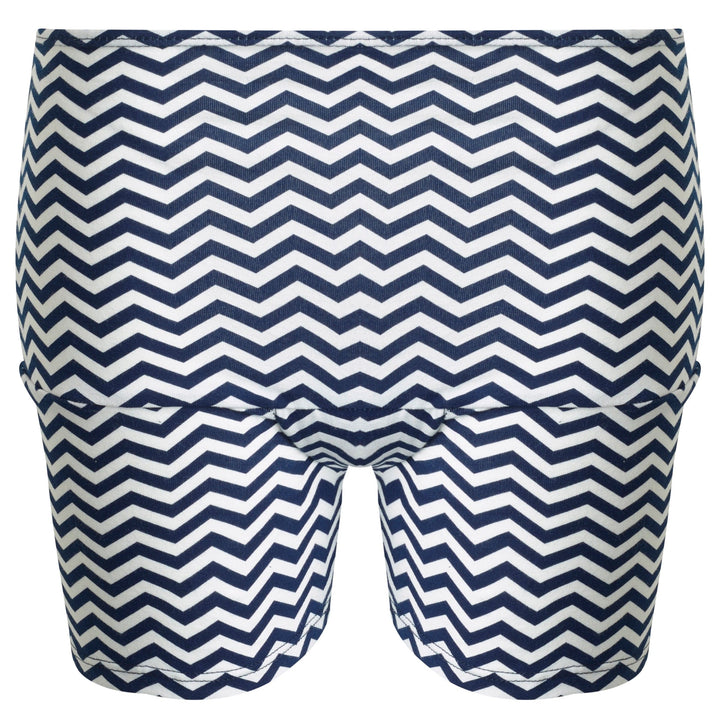 Period Loungewear Sleep Boyshort | Navy Maze - Ruby Love