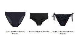 Period Swimwear Bottom Bundle | Classic, Hipster and Double-Tie Bottom