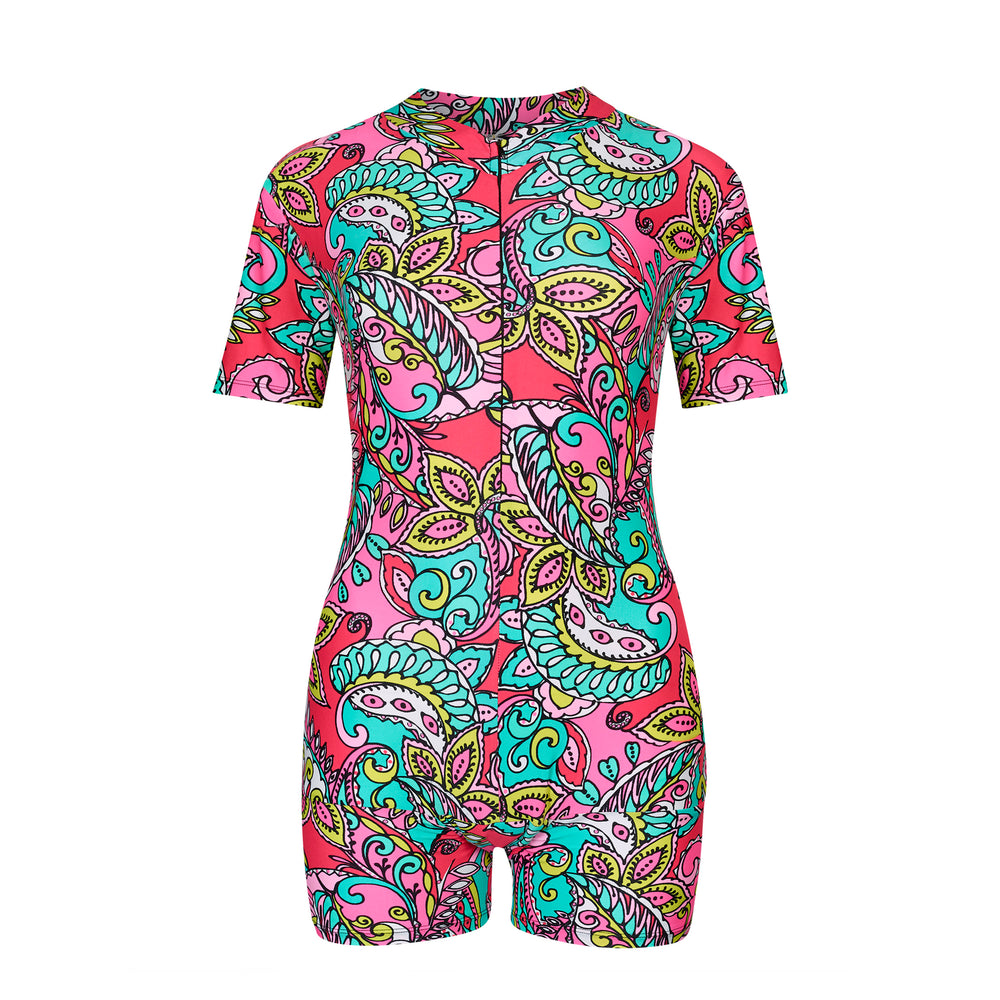 Period Swimwear Skinsuit | Paisley Beach - Ruby Love
