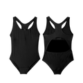 Period Racerback Swimsuit - Black Sport