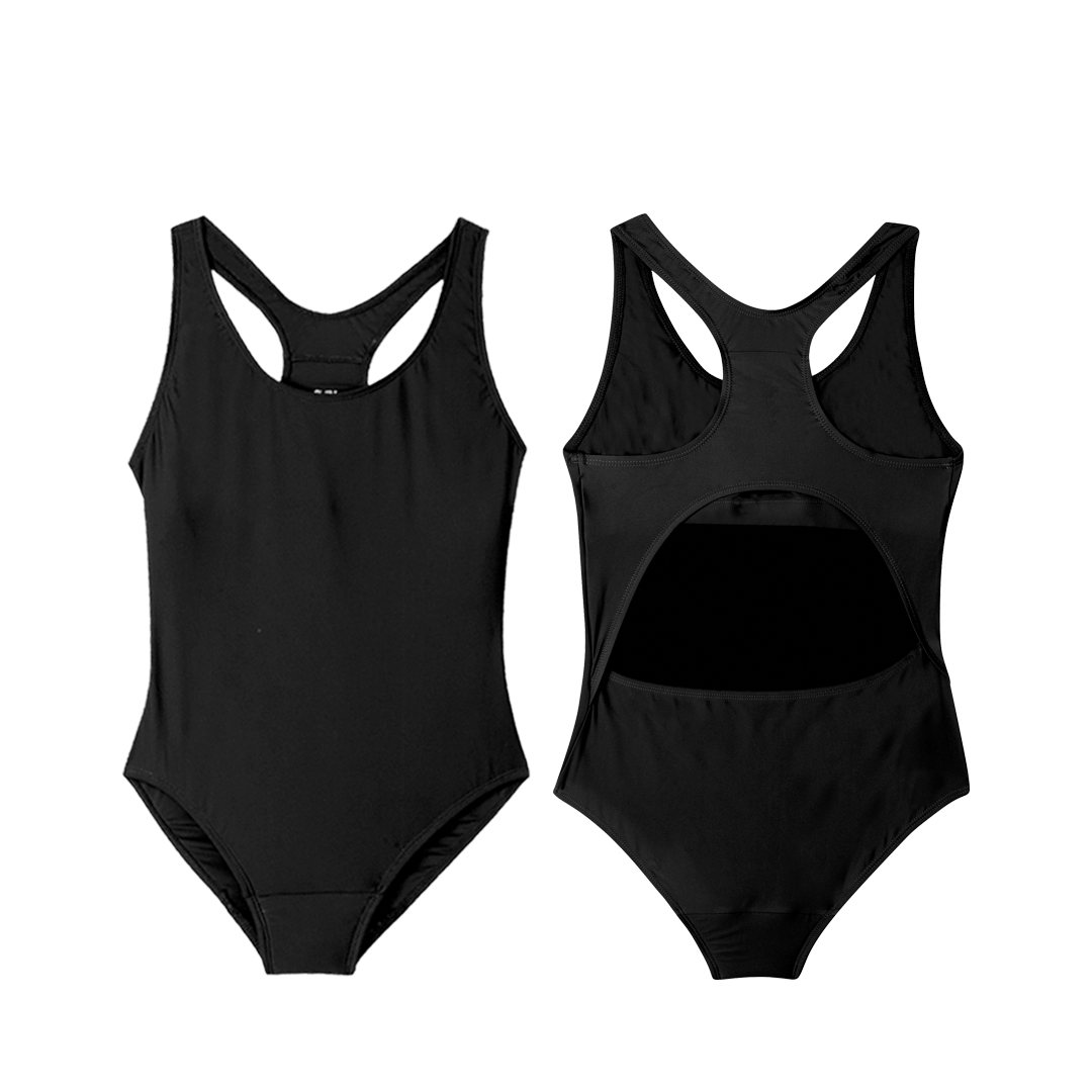 Period Racerback Swimsuit - Black Sport