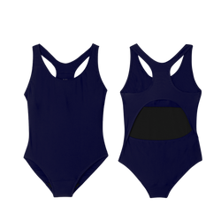 Period Racerback Swimsuit - Navy - Ruby Love