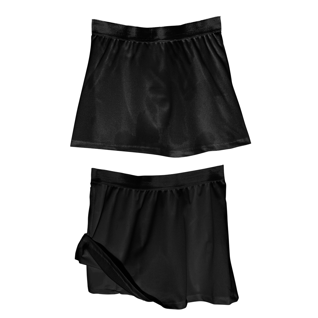 Tennis Skort - Black Onyx - Ruby Love