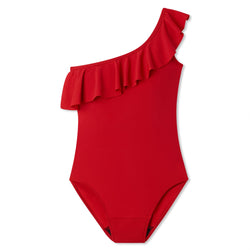 Period Swimwear One Shoulder | Classic Ruby - Ruby Love