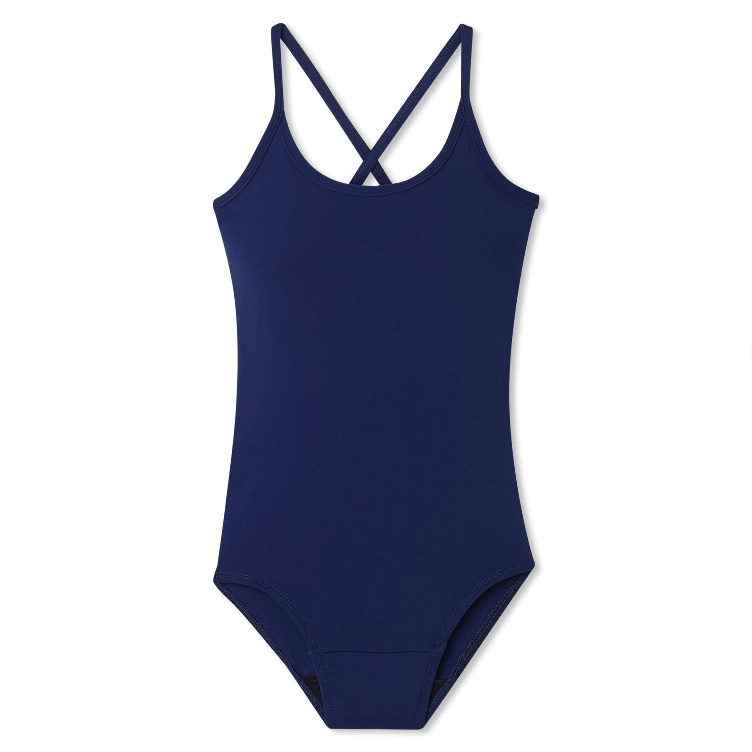 Navy blue one hot sale piece bathing suits