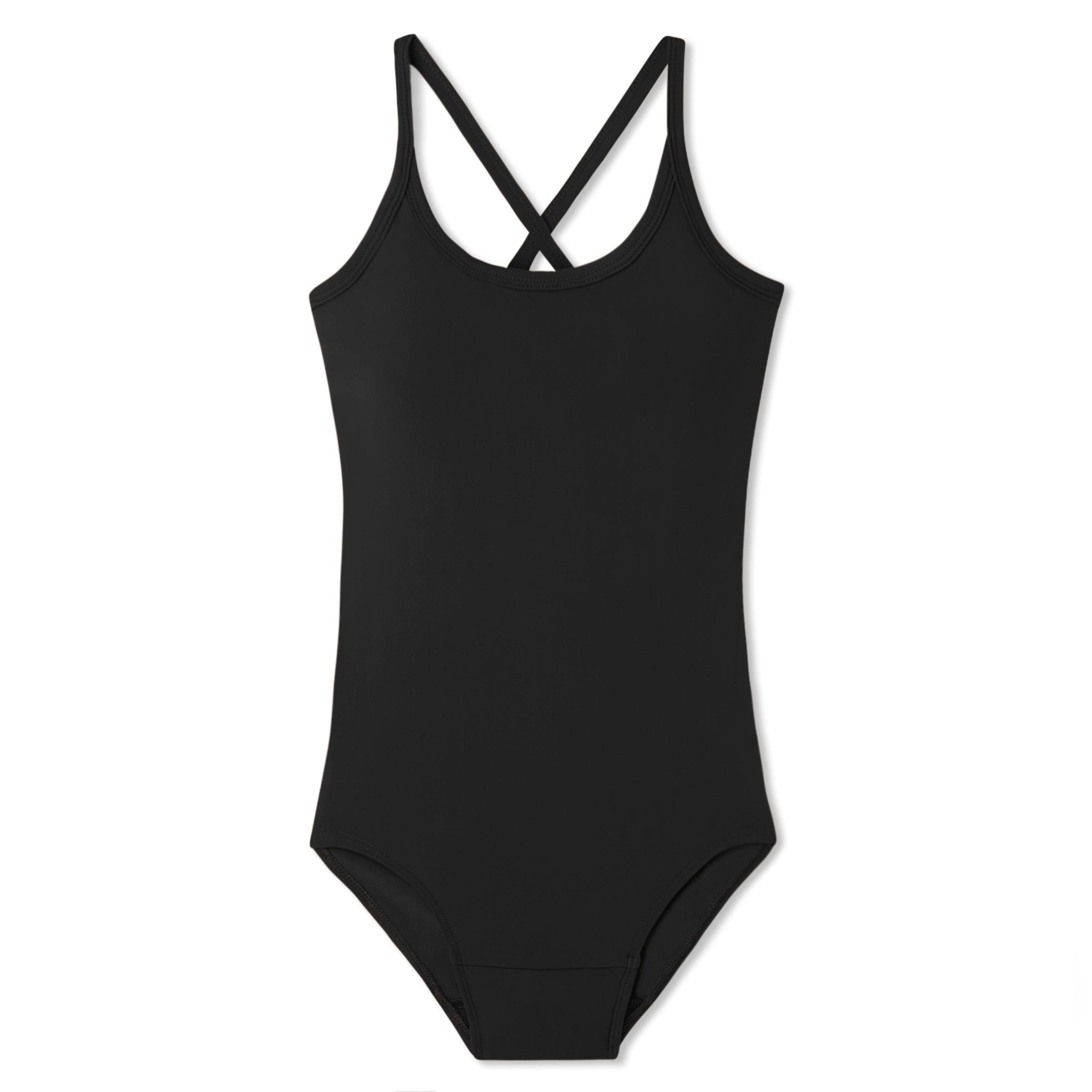 Ruby Love Women's Period Swimwear Racerback in Black Sea, size