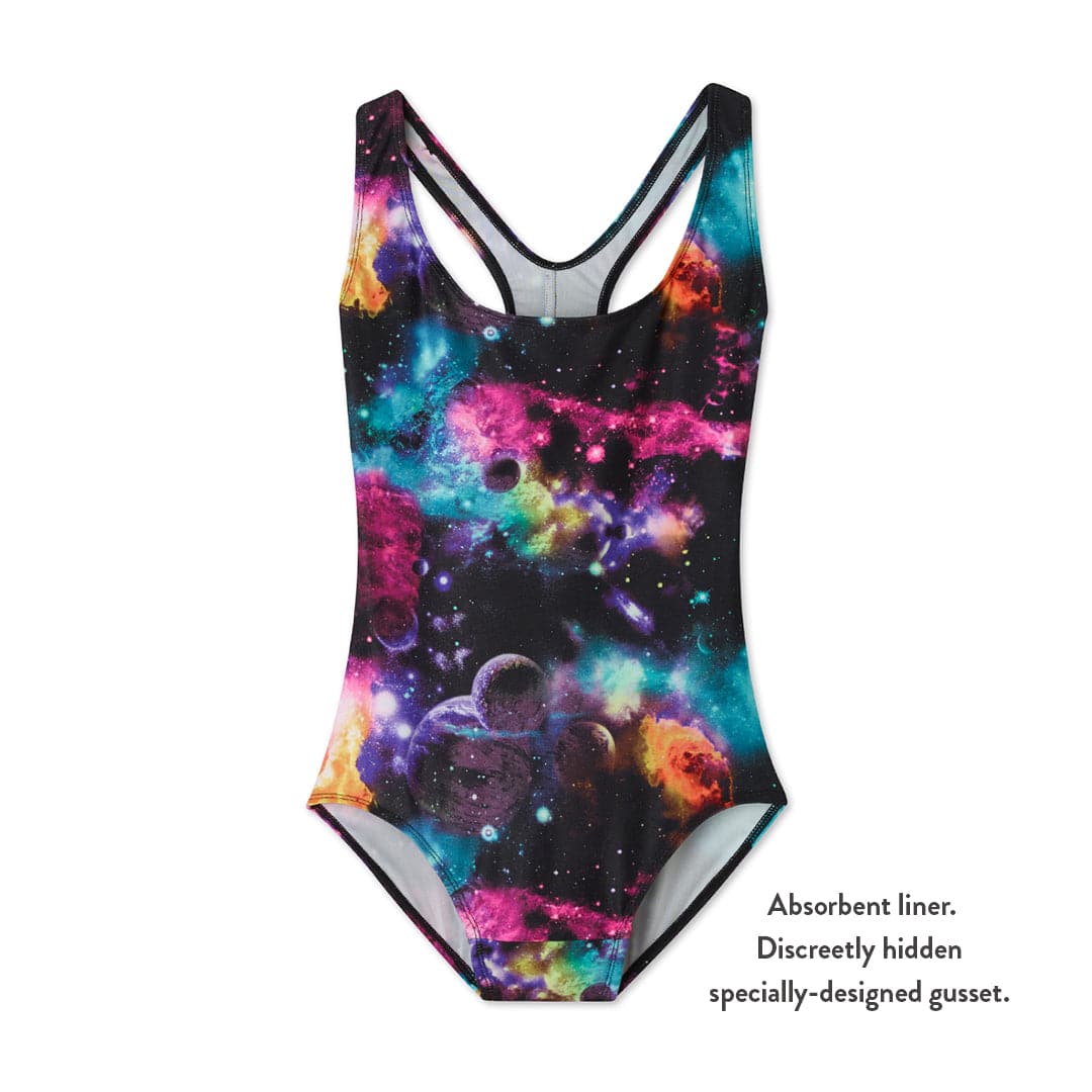 Teen Period Swimwear Racerback | Out Of This World - Ruby Love