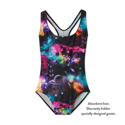 Teen Period Swimwear Racerback | Out Of This World - Ruby Love