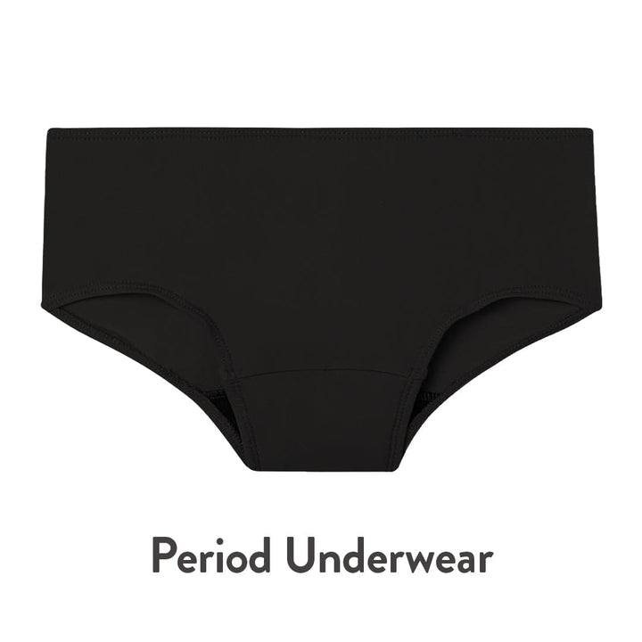 Black Hipster Period Underwear