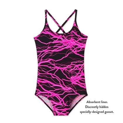 Teen Period Swimwear One Piece | Tropical Storm - Ruby Love