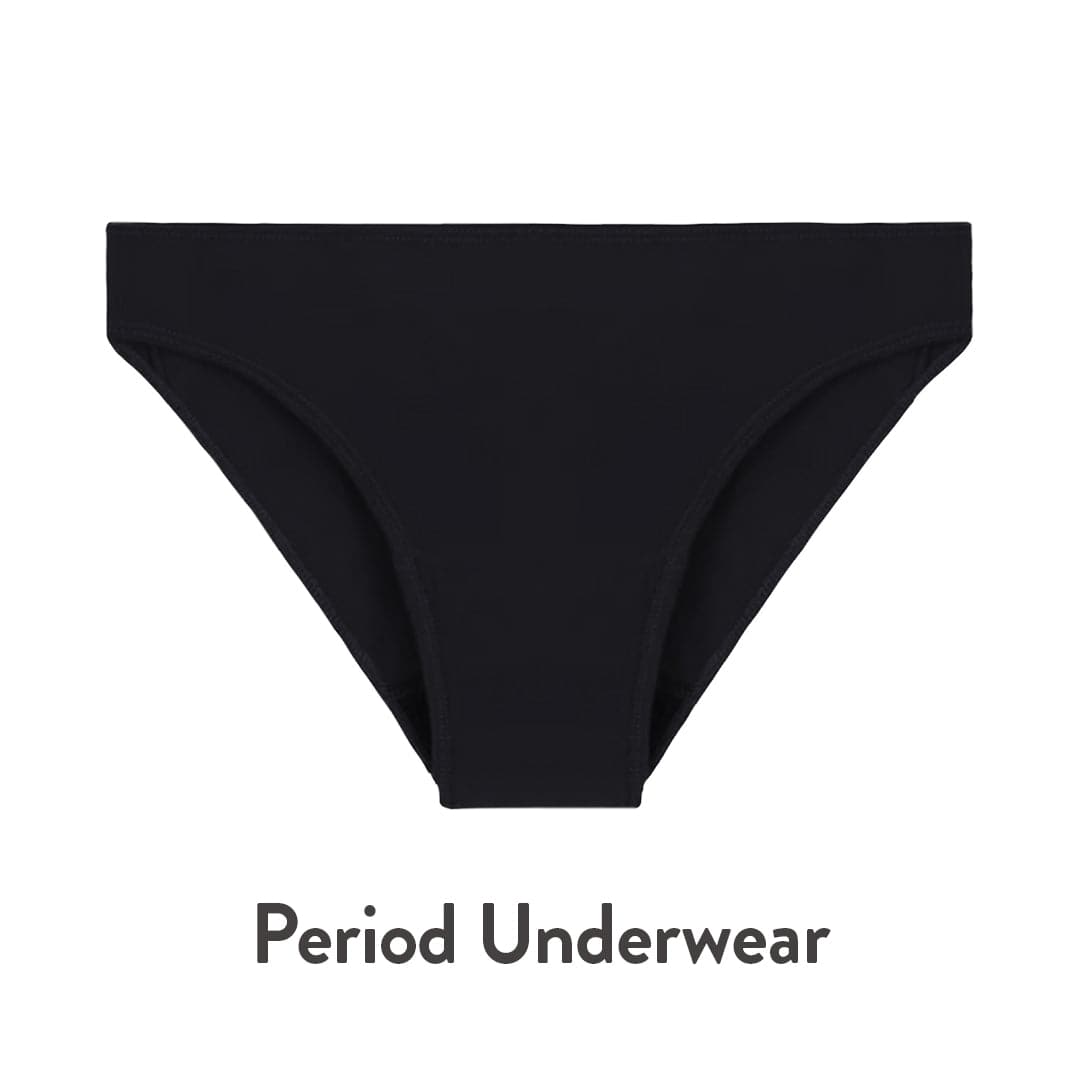 Black Bikini Period Underwear